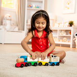 Wooden Farm Train