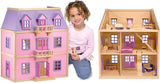 Multi-Level Wooden Dollhouse