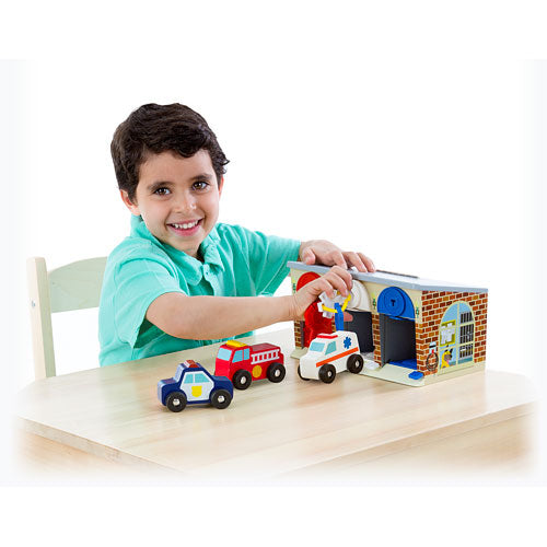 Lock & Roll Rescue Truck Garage