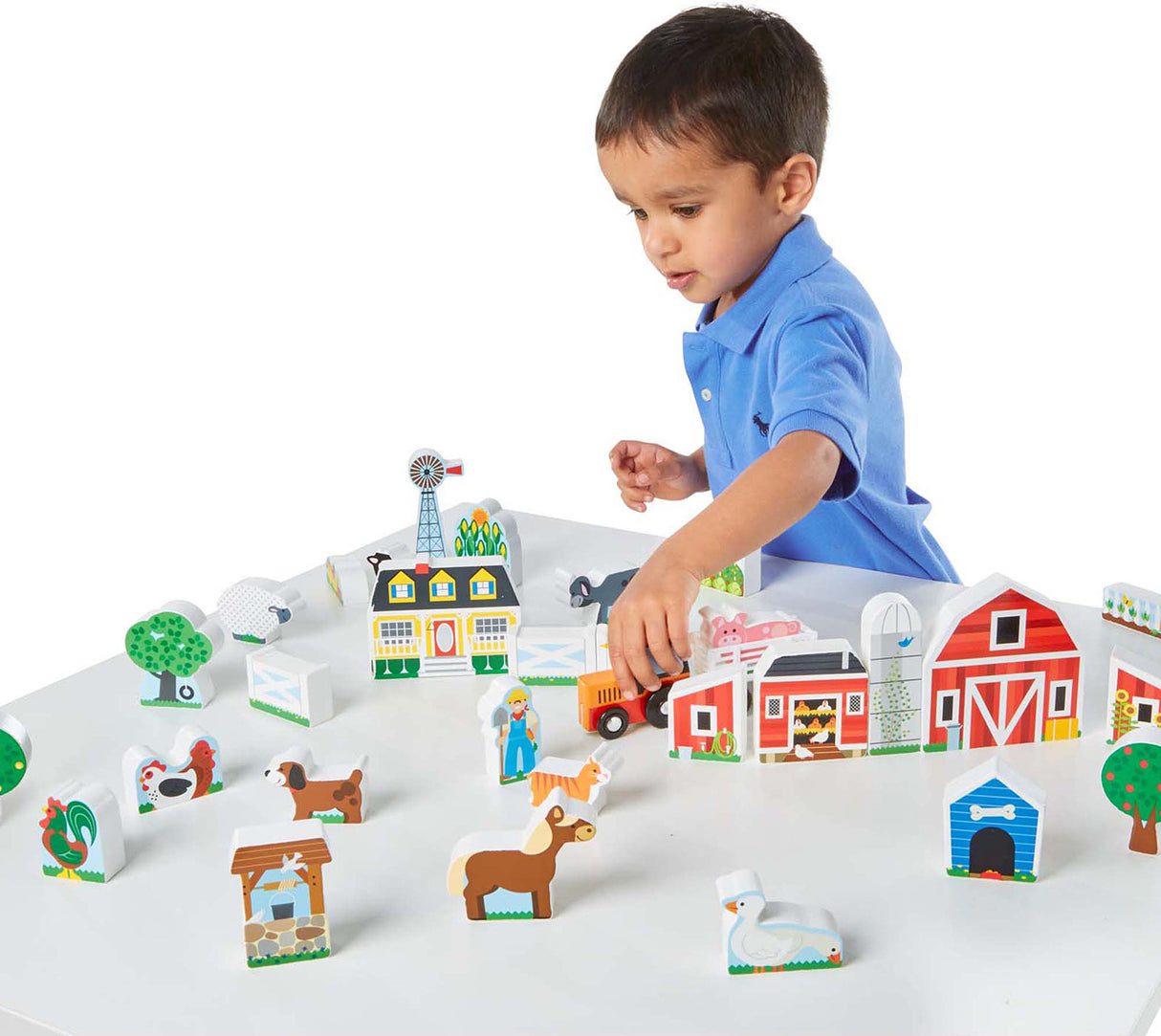 Wooden Farm & Tractor Play