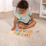 See-Inside Numbers Peg Puzzle - 10 pieces