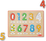 See-Inside Numbers Peg Puzzle - 10 pieces