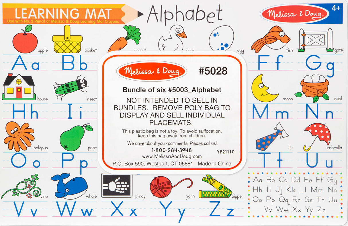 ALphabet Placemat