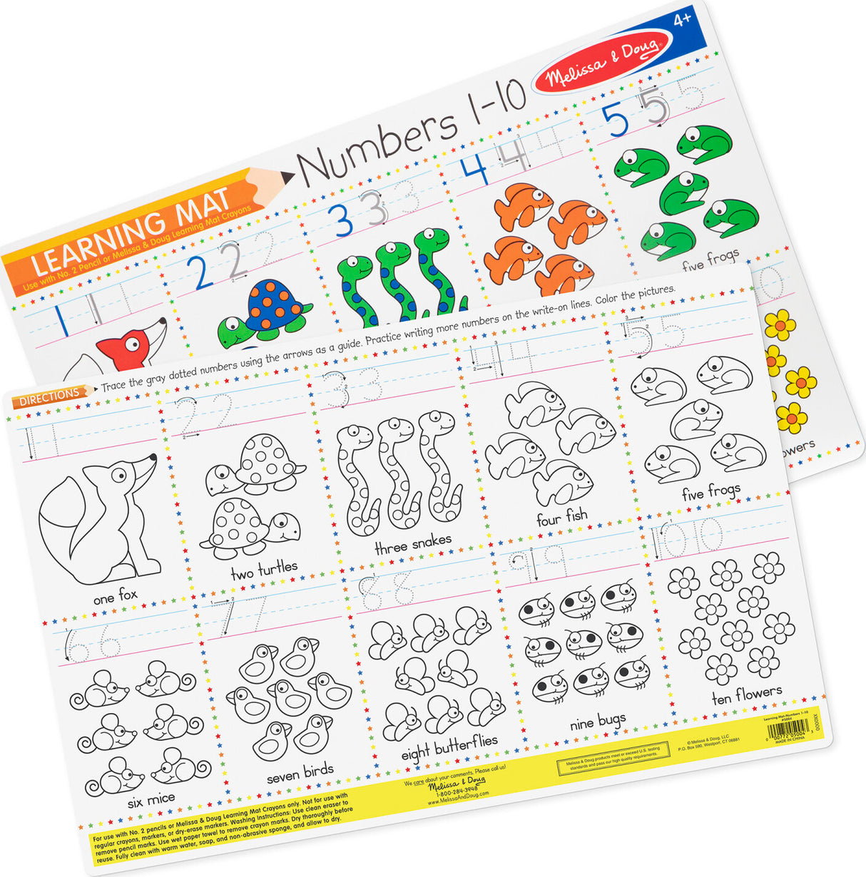 Numbers 1-10 Write-A-Mat