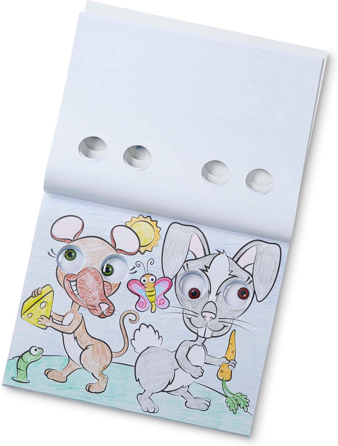 Wacky Animals - Googly Eyes Coloring Pad