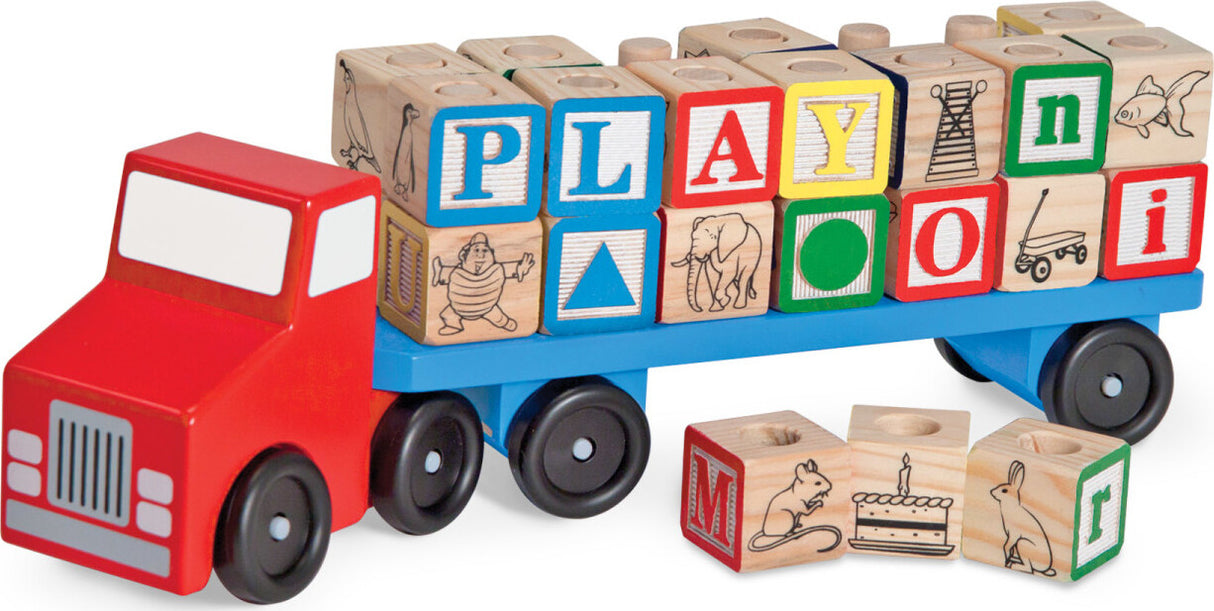 Wooden Alphabet Train