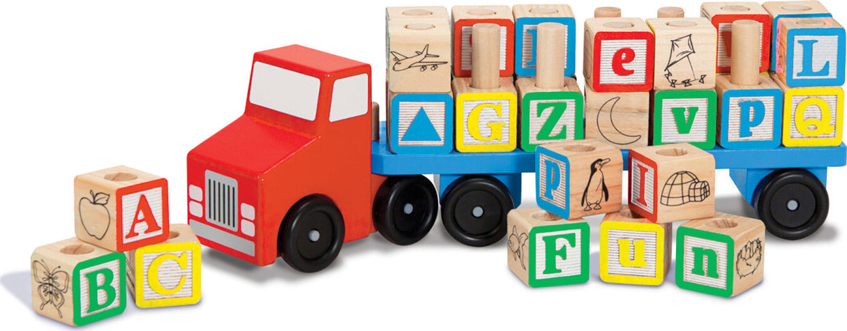 Wooden Alphabet Train
