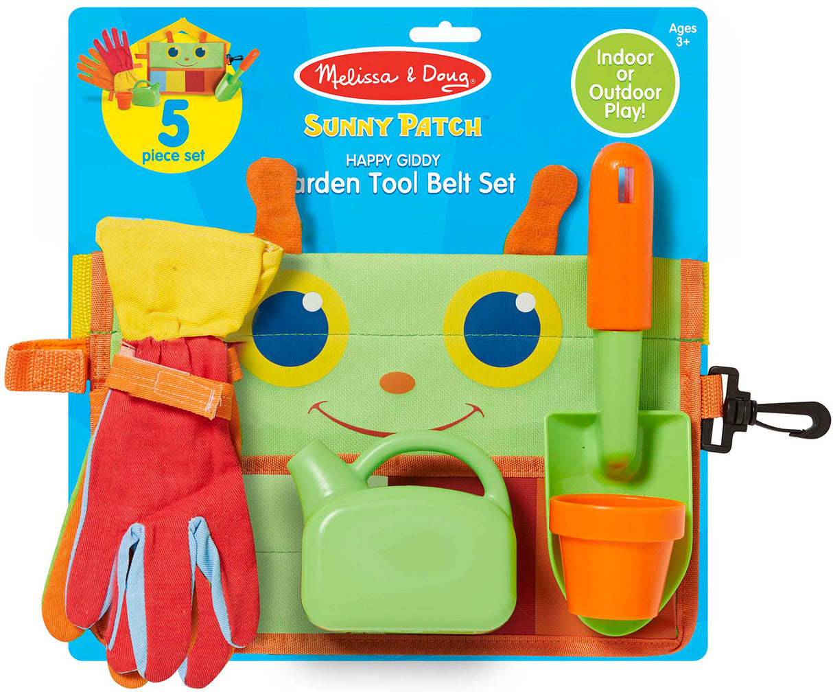 Happy Giddy Garden Tool Belt Set