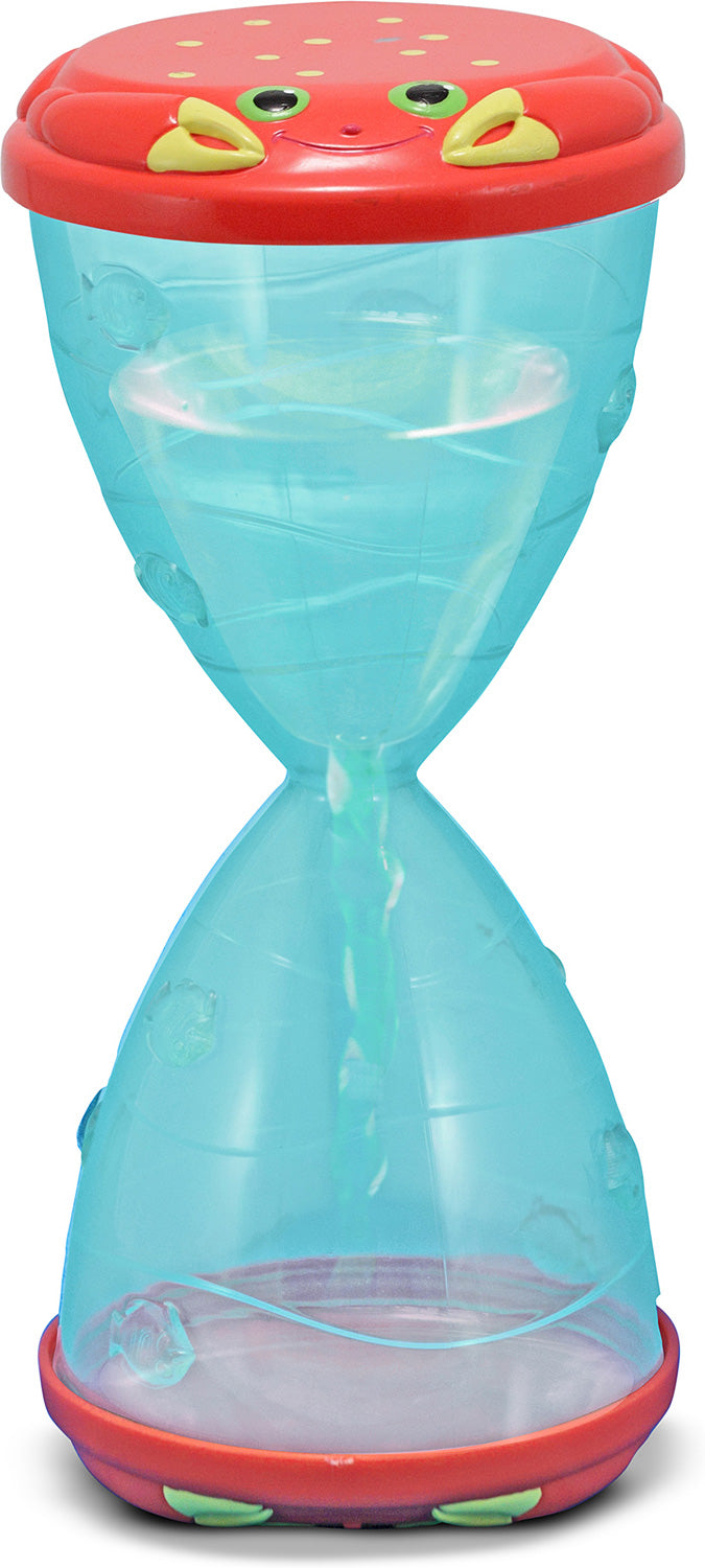 Clicker Crab Hourglass Sifter and Funnel