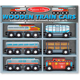 Train Cars Wooden Train Set