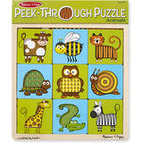 Peek-Through Puzzle Animals