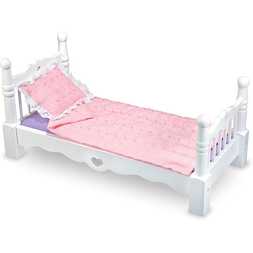Bed Wooden Doll