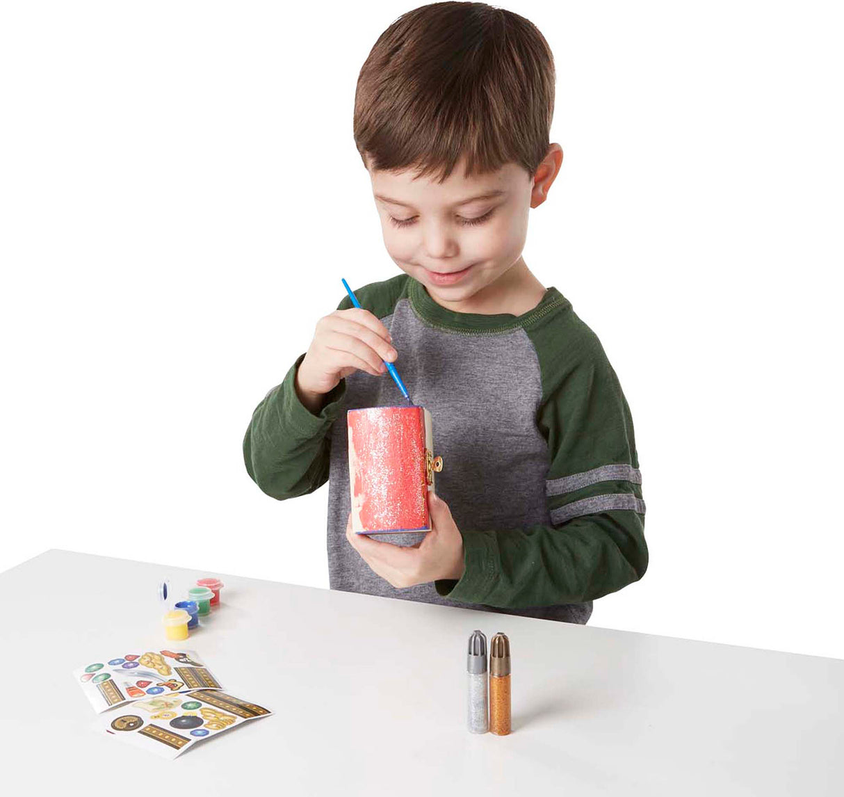 Decorate-Your-Own Wooden Pirate Chest