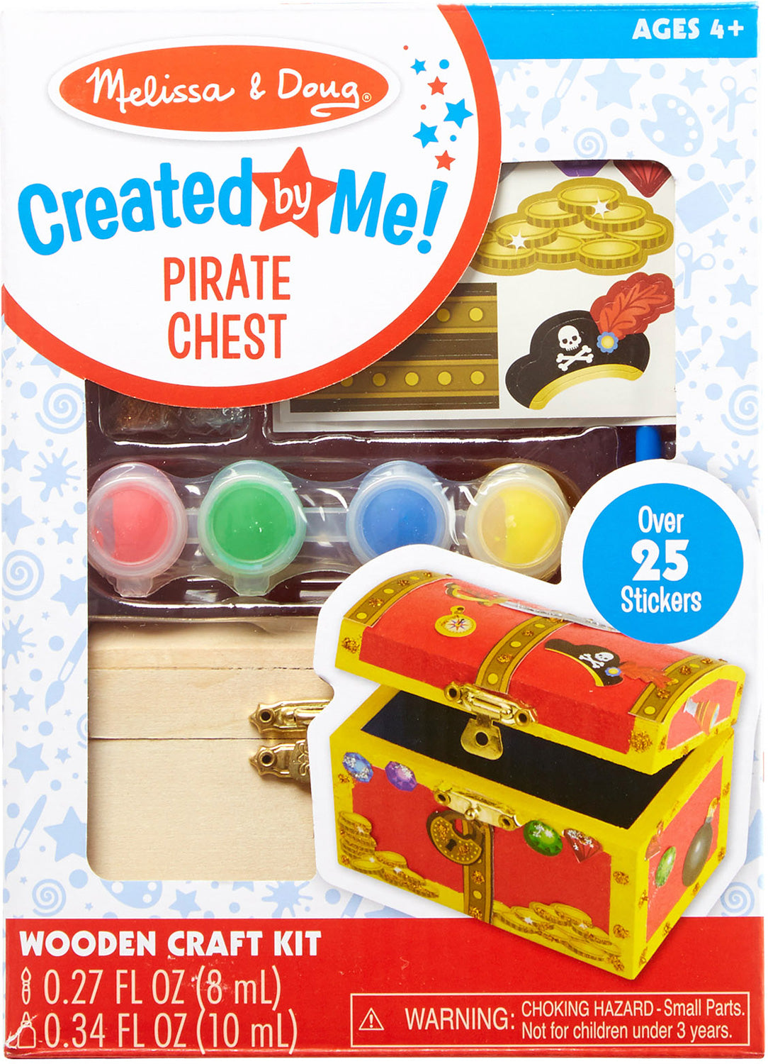 Decorate-Your-Own Wooden Pirate Chest