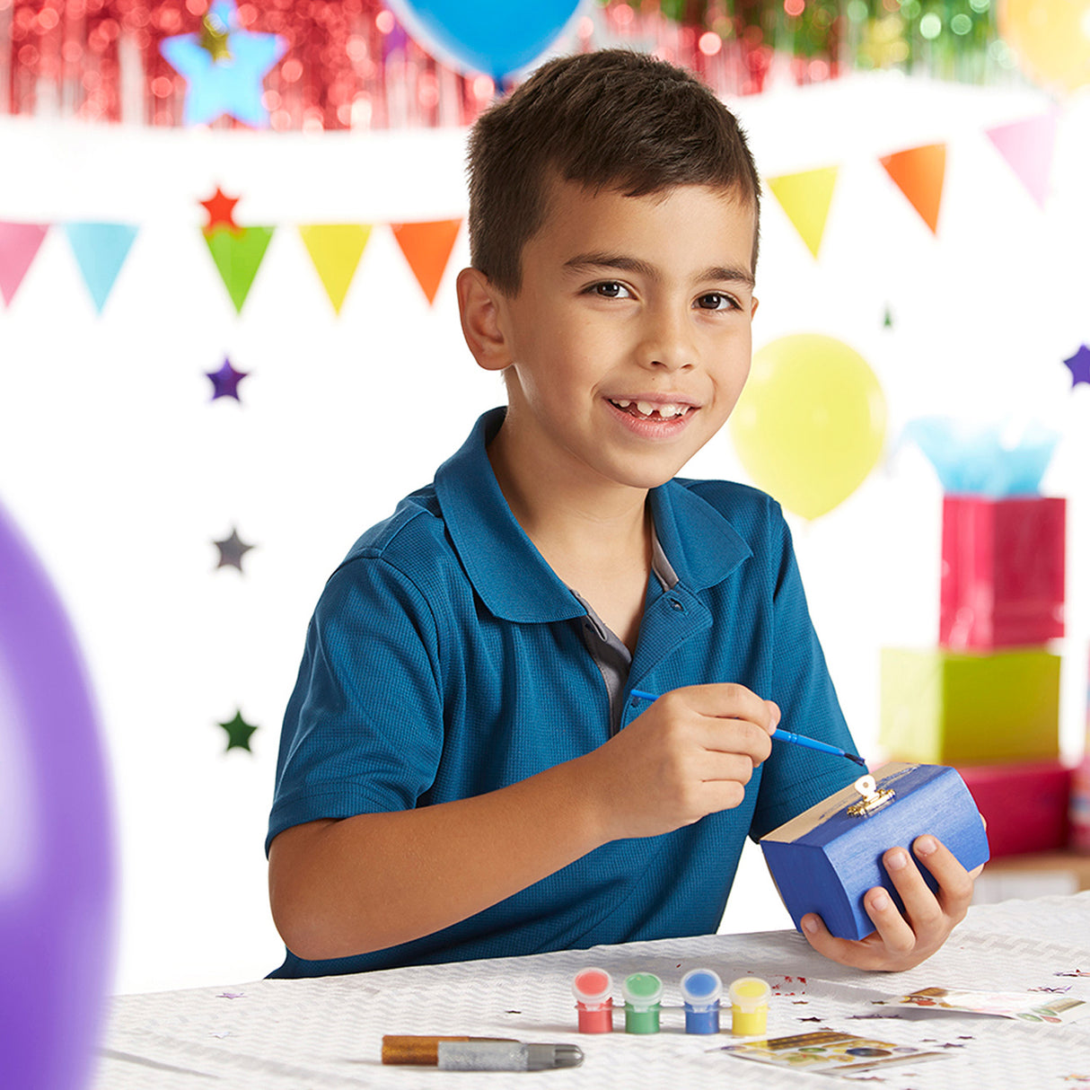 Decorate-Your-Own Wooden Pirate Chest