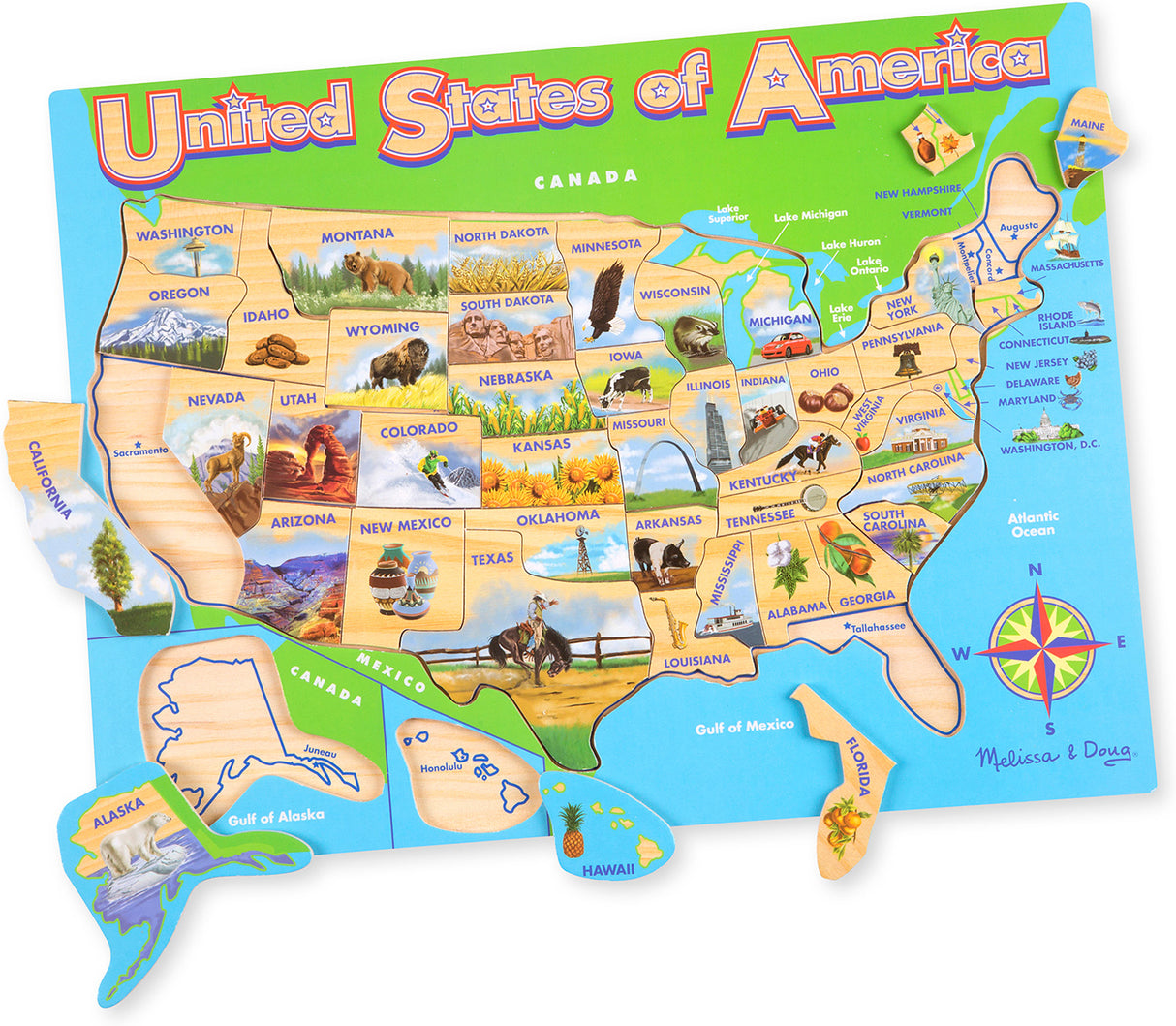 U.S.A. Map