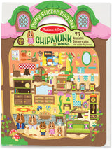 Puffy Stickers - Chipmunk House