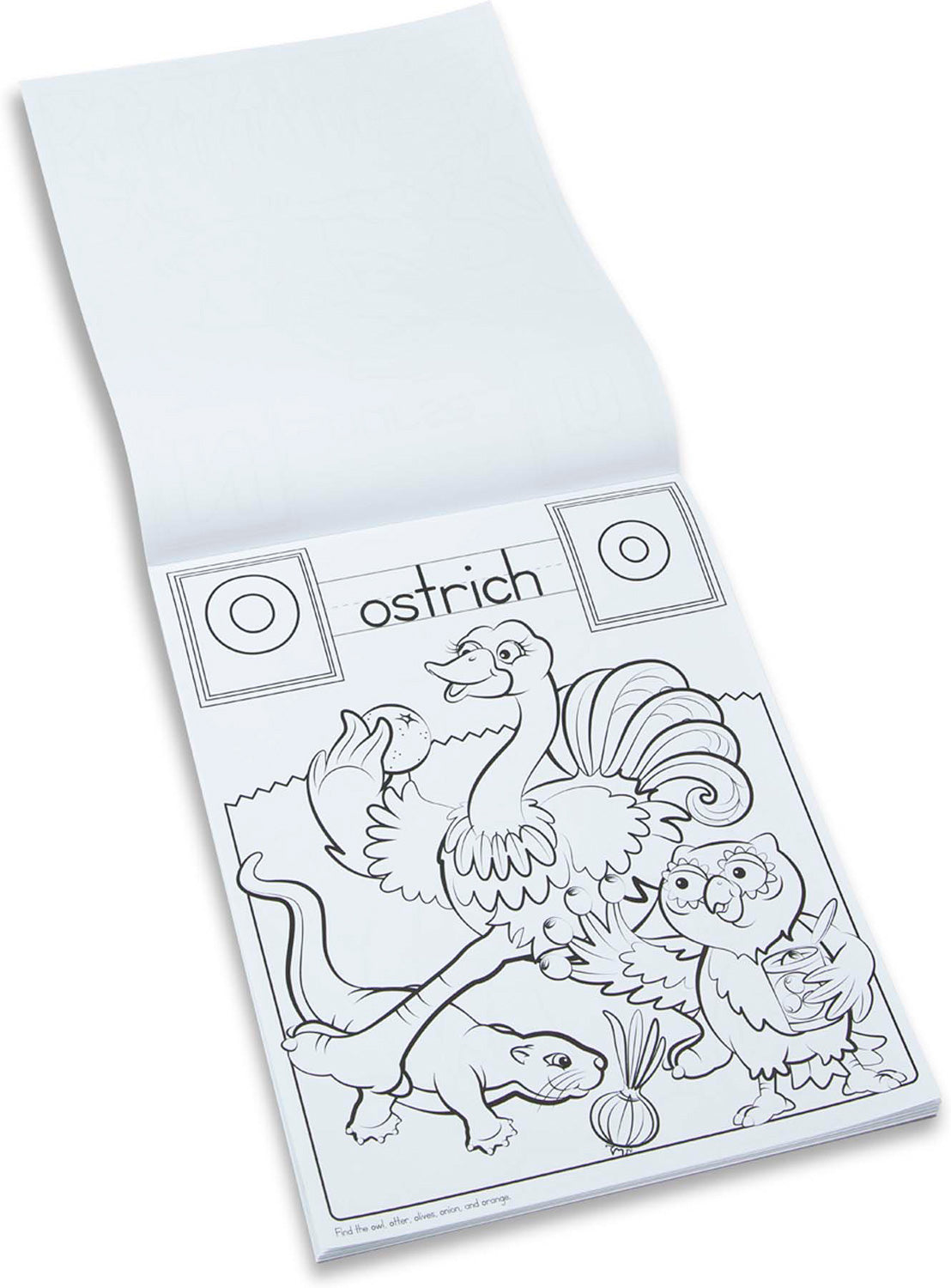 Animal Alphabet Coloring Pad