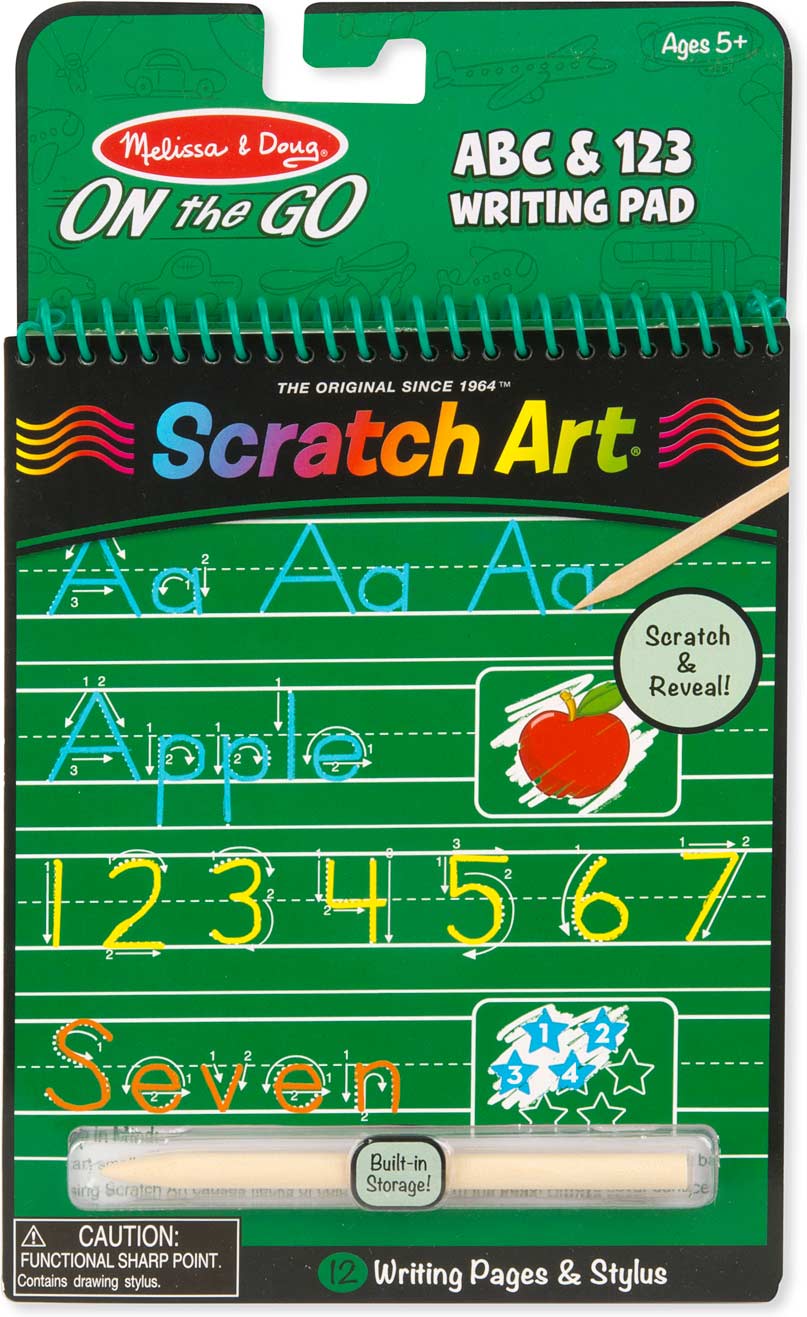 ABC & 123 Writing Pad