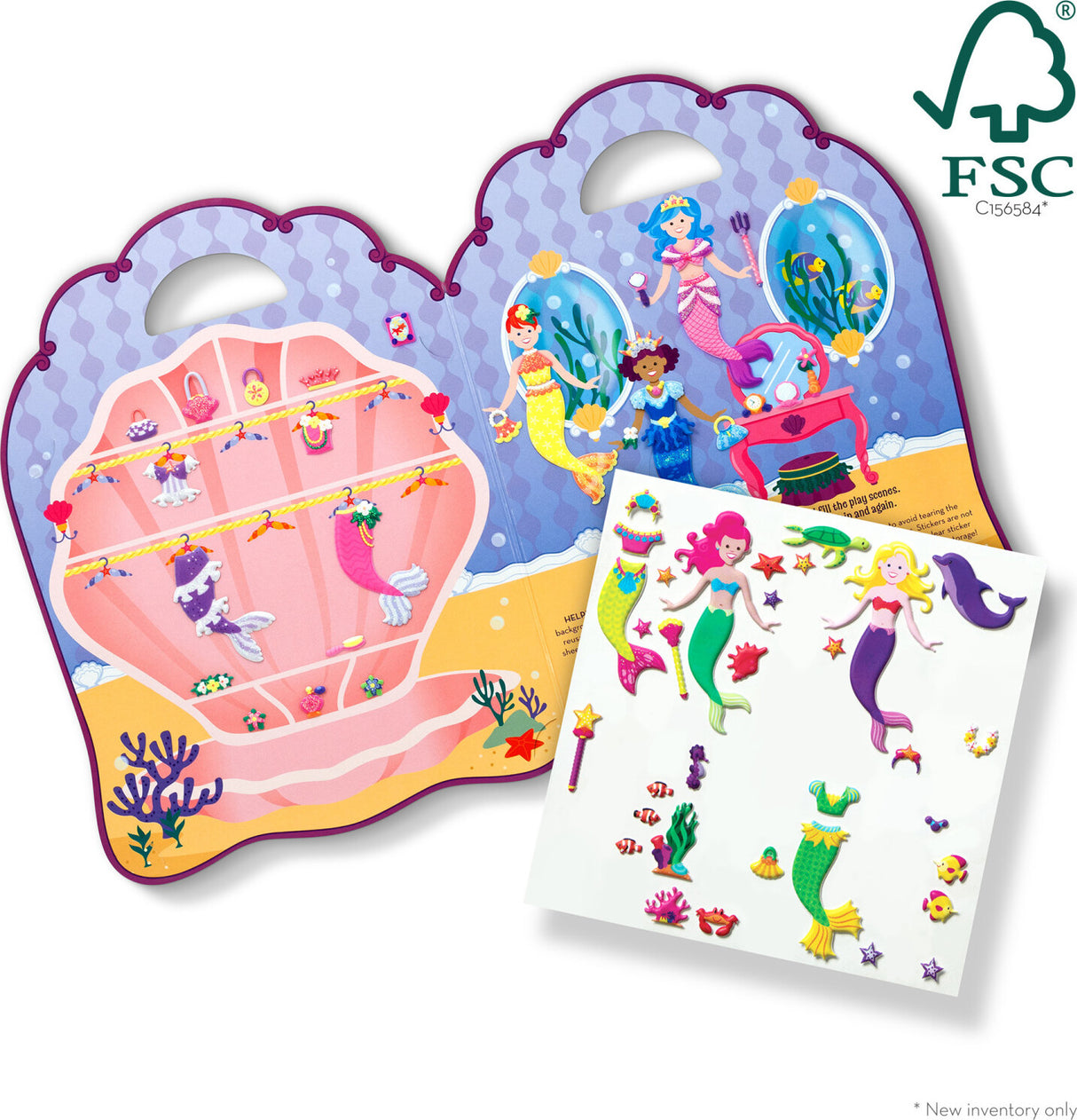 Puffy Sticker Play Set - Mermaid
