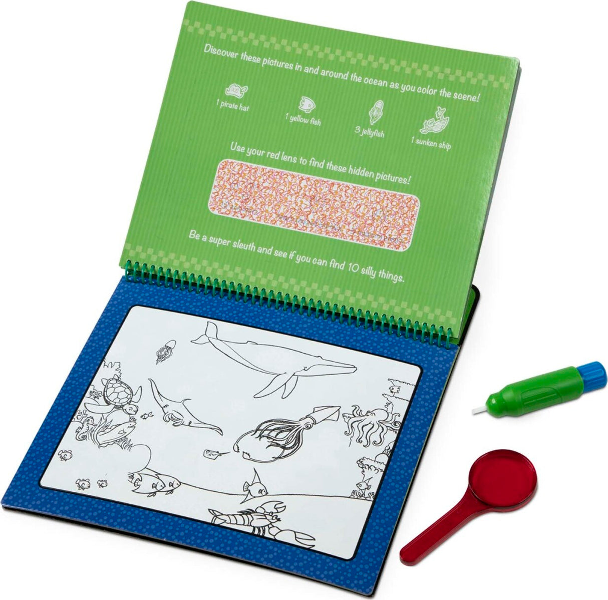 Water Wow! Animal Antics Deluxe Water-Reveal Pad - On the Go Travel Activity
