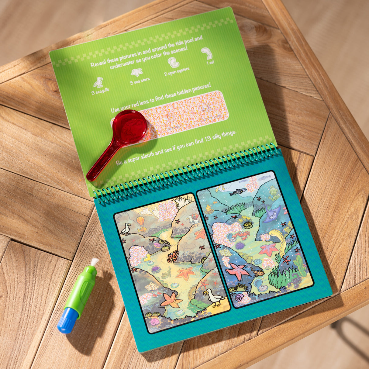 Water Wow! Animal Antics Deluxe Water-Reveal Pad - On the Go Travel Activity