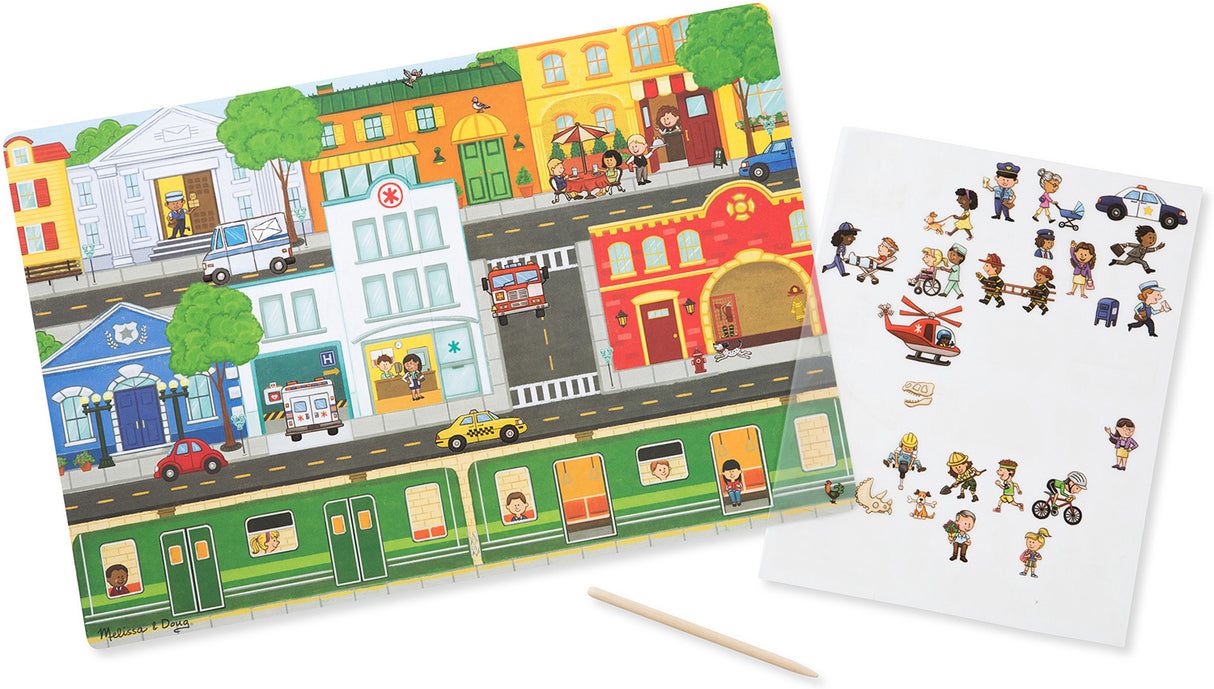 Transfer Sticker Set - Around the Town