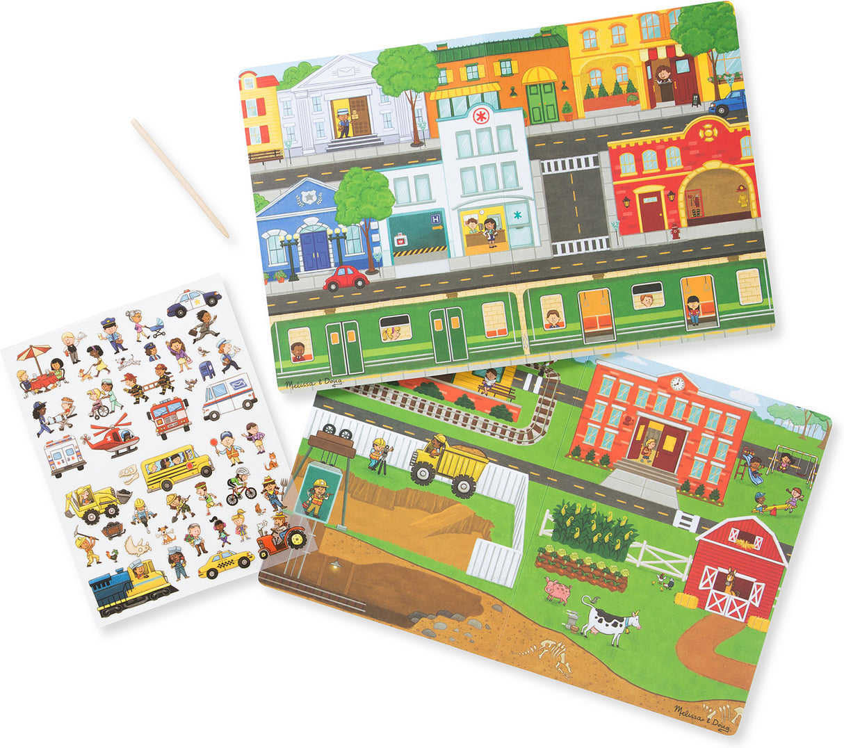 Transfer Sticker Set - Around the Town