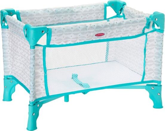 Soft Gray Pack and Play (includes storage bag) (18" doll)