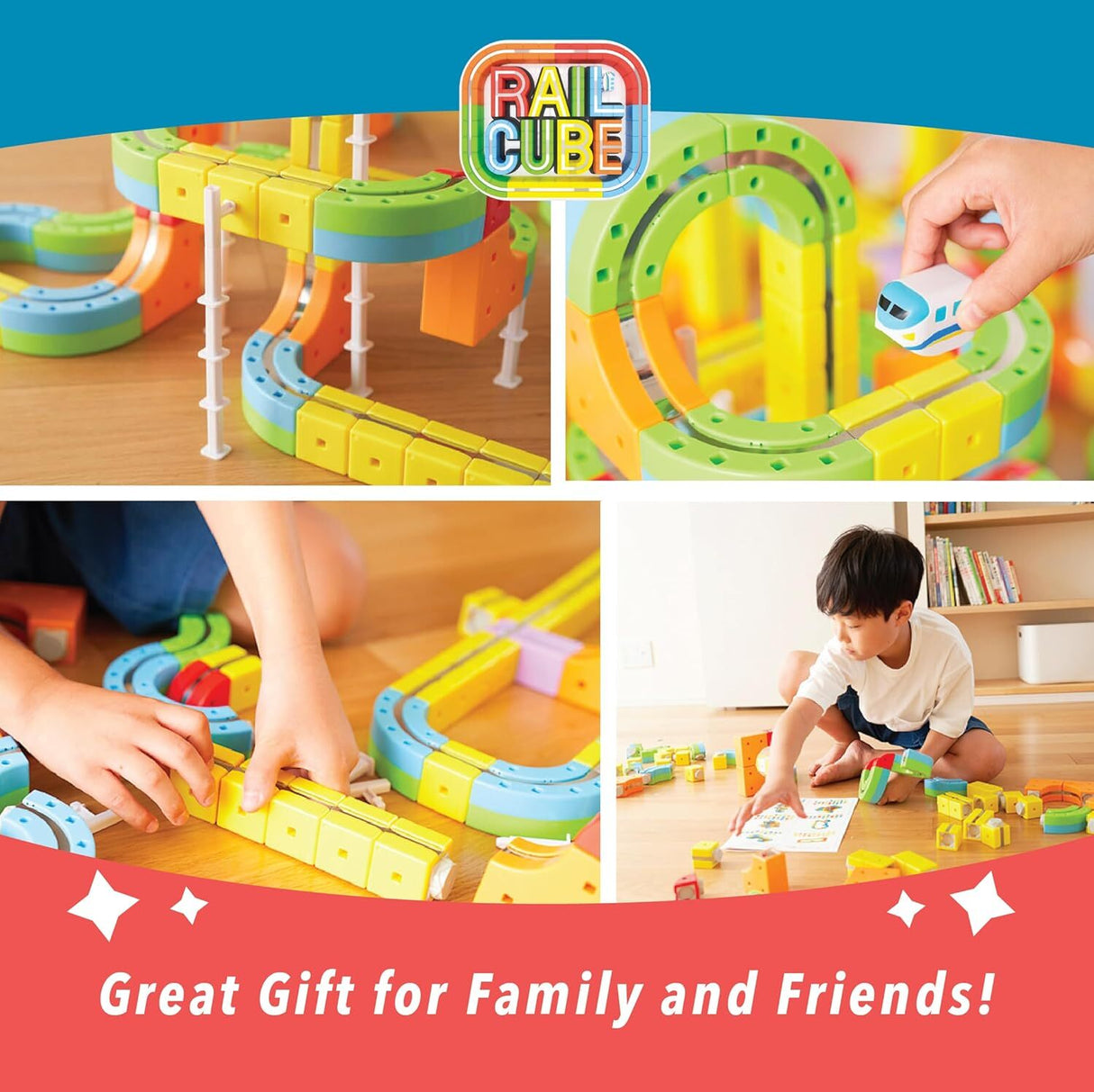 Rail Cube - Magnetic Monorail Starter Set
