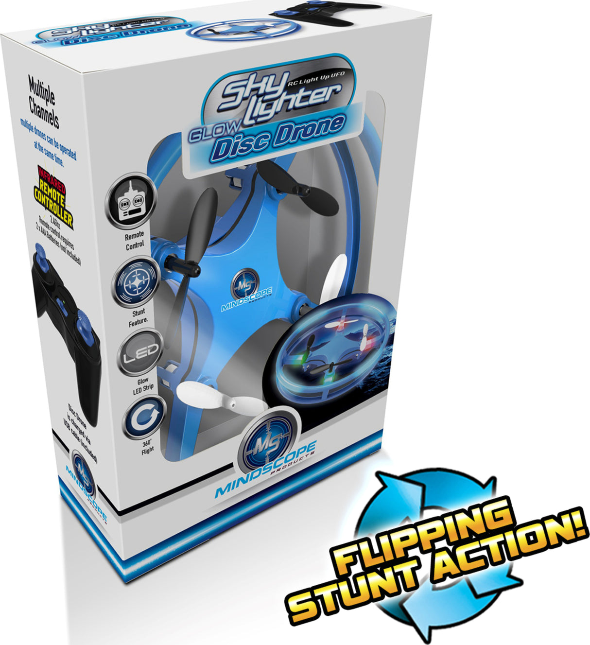 Sky Lighter Disc Drone Blue