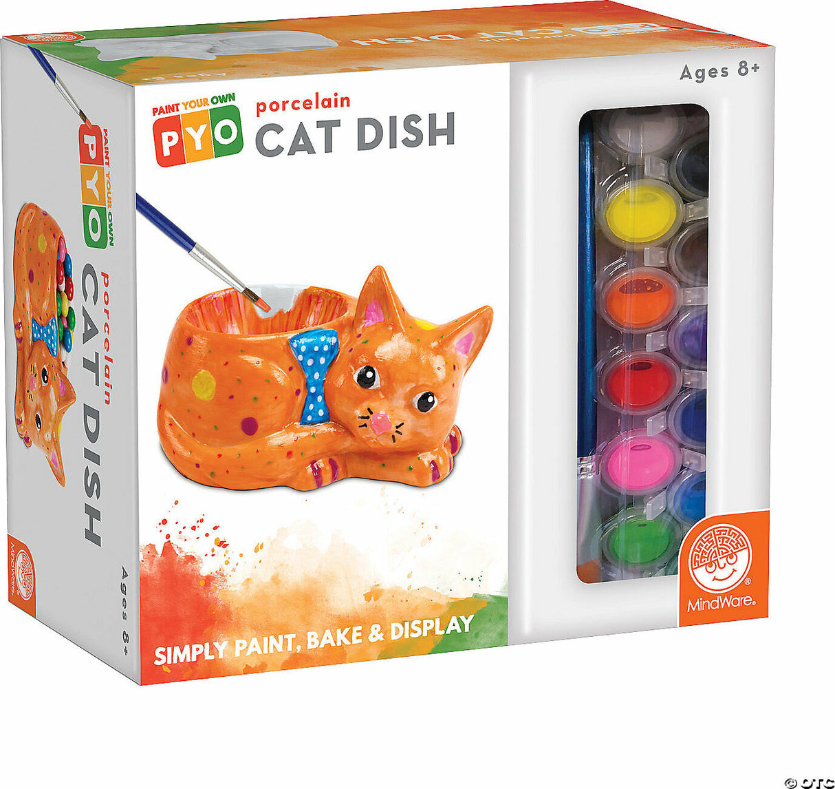 Paint Your Own Porcelain Cat Dish