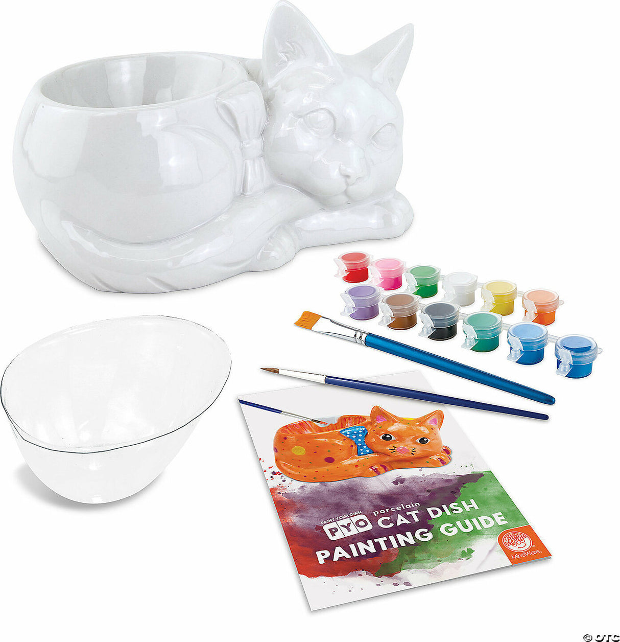 Paint Your Own Porcelain Cat Dish
