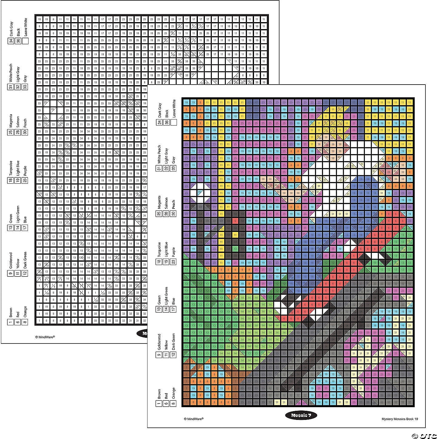 Color By Number Mystery Mosaics: Coloring Book 19 – Givens Books