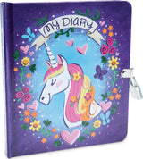 Unicorn Diary With Charm Necklace