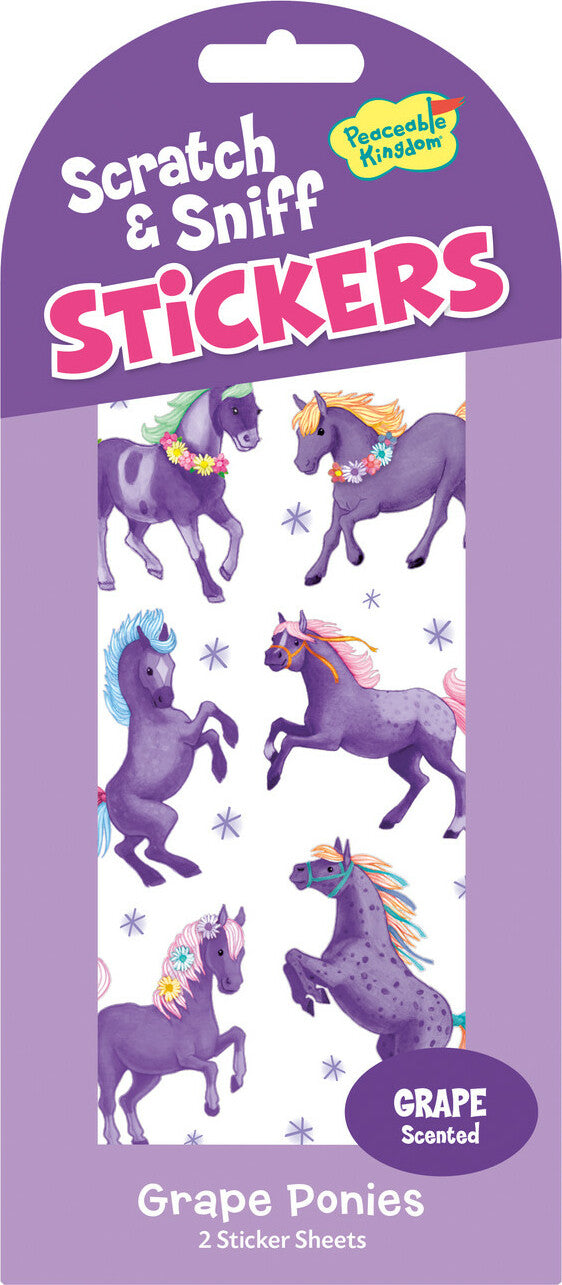 Grape Ponies Scratch N Stiff