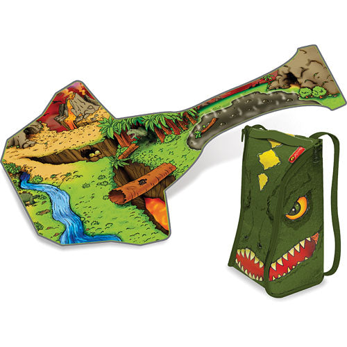 Neat-Oh! ZipBin 45 Dinosaur Bring Along Backpack w/1 dinosaur