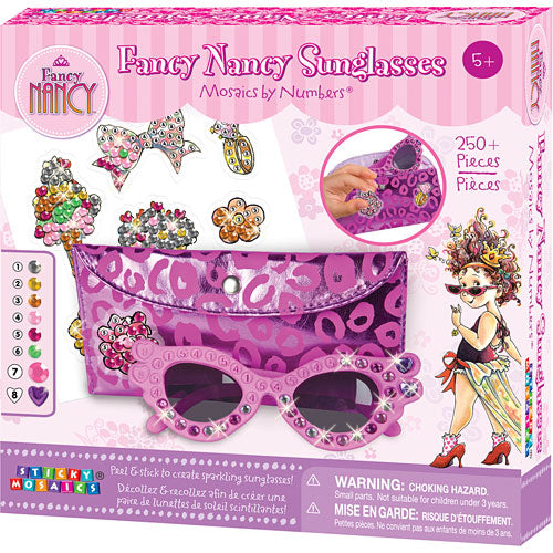 Fancy Nancy Glasses sticky Mosaics