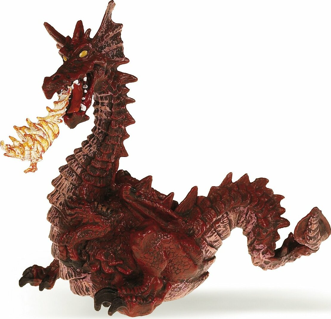 Papo Red Dragon with Flame (Tales & Legends)