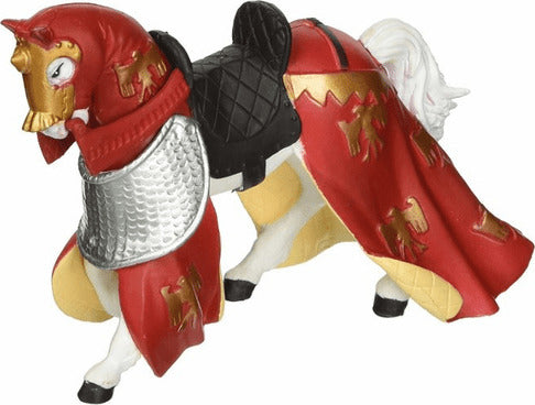 Draped Horse Red