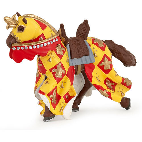 Red Medieval Horse