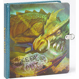 Peaceable Kingdom Keep Out! Dragon Picture-Changing Cover Lock and Key Diary