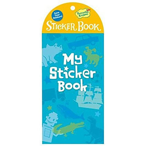 Peaceable Kingdom My Sticker Book Blue Little Sticker Keeper