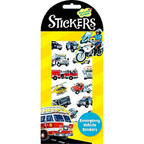 Peaceable Kingdom Emergency Vehicle Sticker Pack
