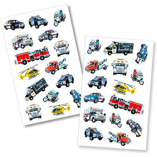 Peaceable Kingdom Emergency Vehicle Sticker Pack