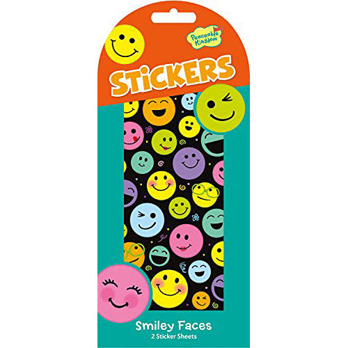 Peaceable Kingdom Rainbow Happy Smiley Faces Sticker Pack