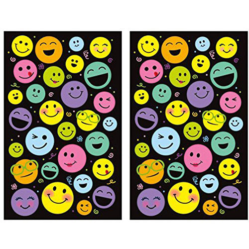 Peaceable Kingdom Rainbow Happy Smiley Faces Sticker Pack