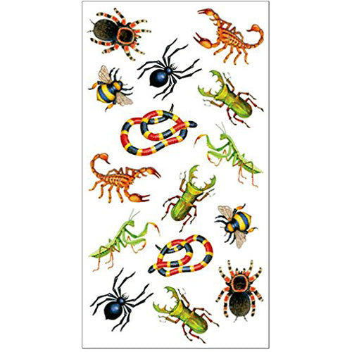 Peaceable Kingdom Creepy Crawlies Temporary Tattoos