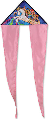 Zippy Flo-Tail Delta Kite - Mermaid Unicorn