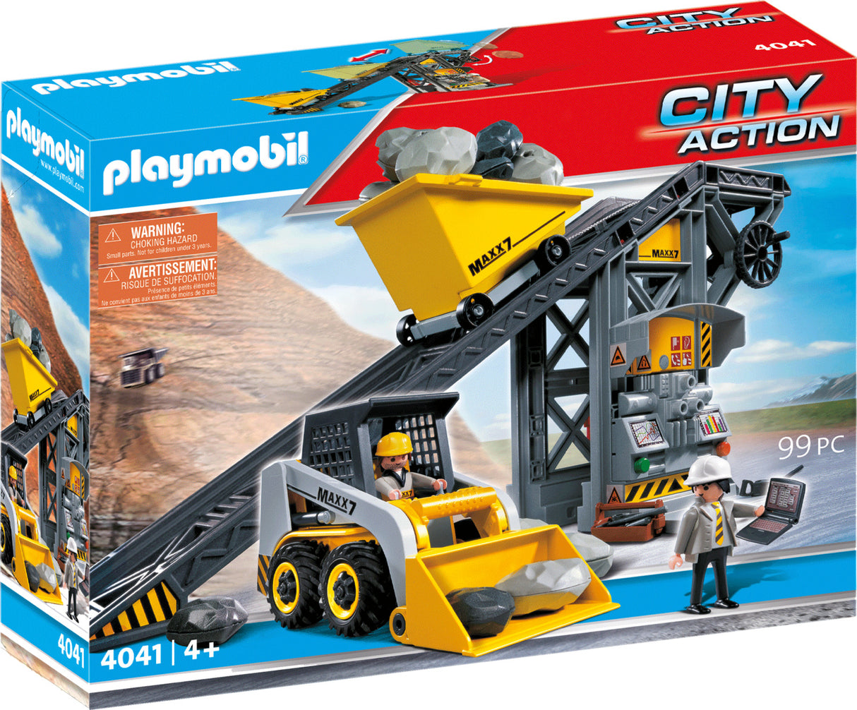 Playmobil 4041 Conveyor Belt with Mini Excavator
